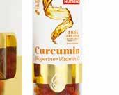 Díku Curcuminu rovněž funguje efektivněji imunitní systém. Vitamin D ve složení pomáhá zpevňovat kosti a zuby.