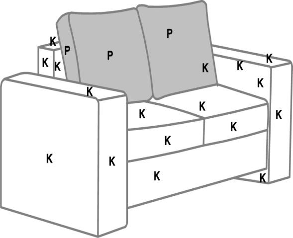 ROZMĚRY (cm) FUNKCE hloubka nábytku 95 funkce spaní DL výška nábytku 94 úložný prostor ano - WER.