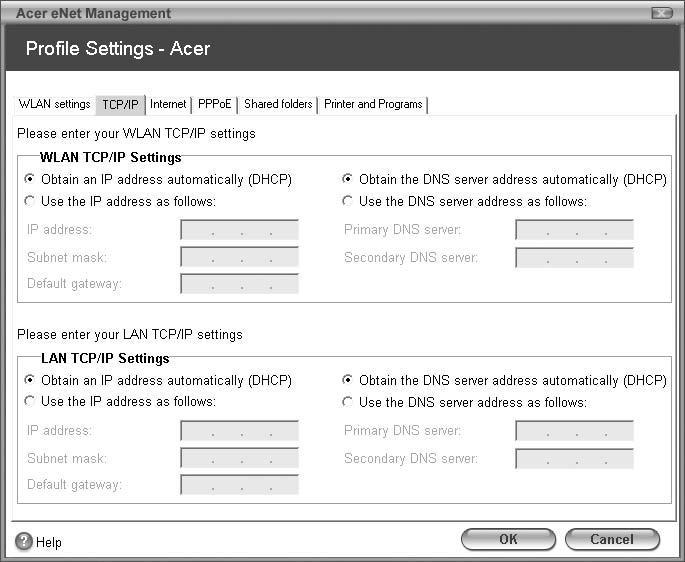 9 Empowering Technology Acer epower Management Nástroj Acer epower Management nabízí srozumitelné uživatelské rozhraní.