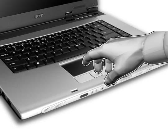 25 Zařízení touchpad Zabudovaná dotyková podložka touchpad je ukazovací zařízení, jehož