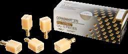 CERASMART TM 270 Přirozený vzhled a flexibilita G-CEM Veneer Refil TL 012390: Refil Translucent (1 ml / 1.7 g) G-CEM Veneer Refil Opaque 012391: Refil Opaque (1 ml / 1.