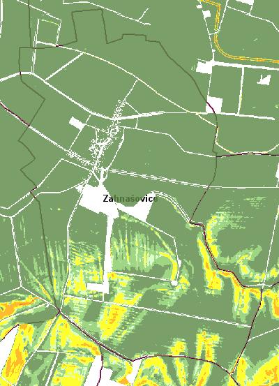 Obr. 4 Maximální přípustné hodnoty faktoru C (zdroj http://ms.sowac-gis.