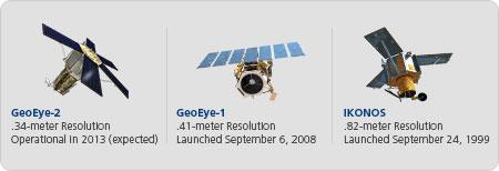 GeoEye -1 Komerční, NGA + Google, 8/2008 PAN 0.