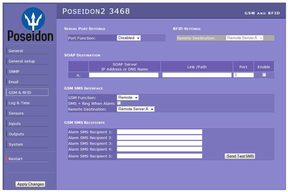 GSM IP adresa kde je umístěná HWg-SMS-GW přes