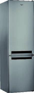 objem chladničky 222 l / mrazničky 90 l, V x Š x H: 185,8 x 60 x 60,5 cm + 2 01 Kombinovaná chladnička Whirlpool BLF 9121 W, objem