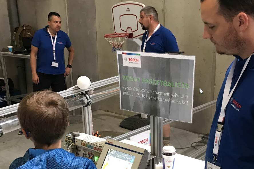 pro nejmenší Robot basketbalista Funkční model bagru a