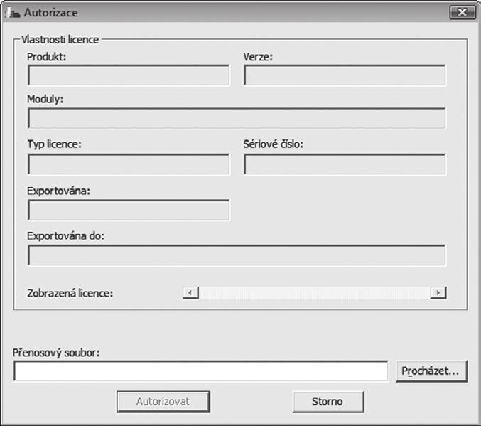 Autorizace Po obdržení licenčního souboru, který Vám bude doručen na základě odeslané registrace, uložte tento soubor na disk a vyvolejte program pro autorizaci: po spuštění CADKONu TZB klepněte na