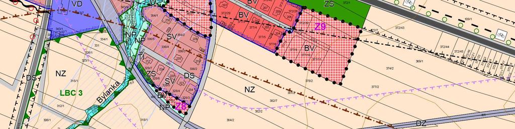 Bylany je v katastru nemovitostí evidován v druhu orná půda, je o výměře 750 m 2. Je užíván ve funkčním celku s pozemkem parc. č. st. 206.