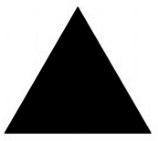 22. MIZÍCÍ TROJÚHELNÍK V prvním kroku odebereme z černého trojúhelníku jeho prostřední část. Dále pokračujeme postupem, který vidíte na obrázcích 2. 4. Jaká část trojúhelníku na 4.