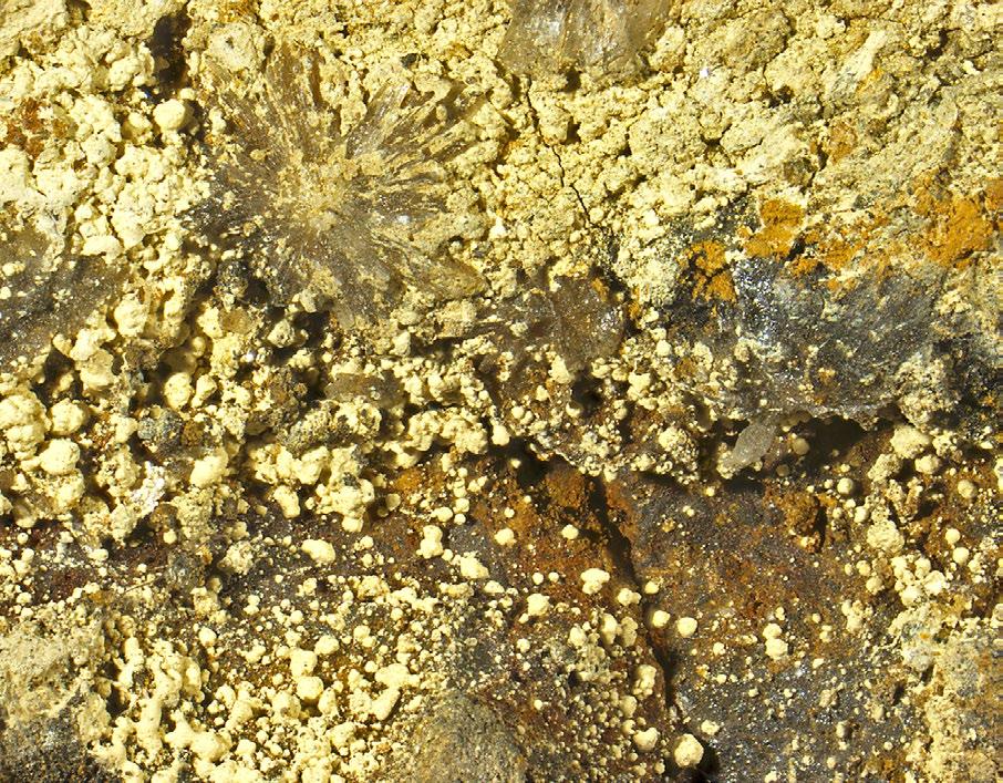 Bull. mineral.-petrolog. Odd. Nár. Muz. (Praha) 23, 2, 2015. ISSN 1211-0329 (print); 1804-6495 (online) 195 Linarit Linarit tvoří drúzy drobných krystalů o velikosti do 1 mm (obr.