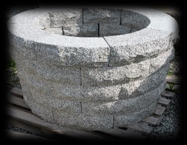 Ø 40 cm obrábění: štokovany fontána