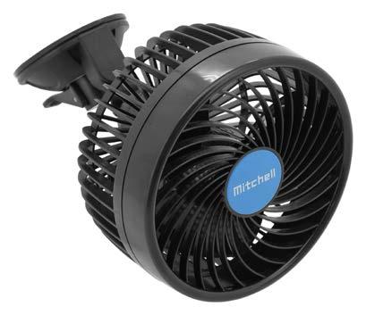 zástrčka do autozapalovače 07 216 Ventilátor MITCHELL 115mm 12V na