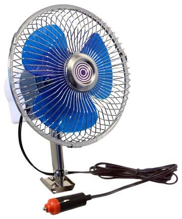 218 Ventilátor MITCHELL 150mm 12V na přísavku 07 219 Ventilátor