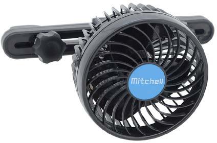 12V turbínová konstrukce 2 rychlosti ventilátoru nastavitelný sklon