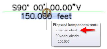 Přepsané popisky můžou být zvýrazněny symbolem přepsání o Upozornění na změněný formát o Upozornění na změněný obsah Máte možnost