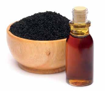 Olej z černého kmínu Olej je temně hnědočervené až téměř černé barvy (záleží na způsobu filtrace) s charakteristickou kmínovou vůní. Působí protizánětlivě a léčí infekce pokožky.