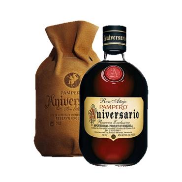 Pampero Aniversario Země původu: Venezuela Rum Pampero Aniversario je prémiový rum té nejvyšší kvality pocházející z Venezuely.
