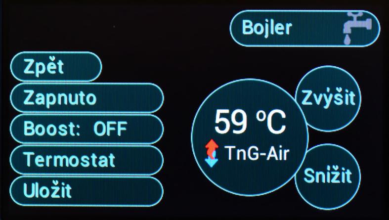 Na tomto termostatu doporučujeme nastavit teplotu v rozmezí 45 C až 52 C (při této teplotě nedochází ke kultivaci bakterií).
