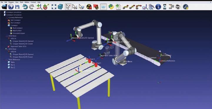 Společnost RoboDK vyvinula software pro simulaci a off-line programování robotů