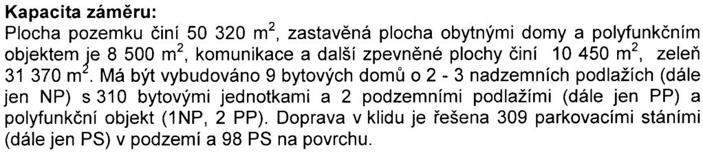 Èeskobrodské a U Koneèné) øešených v rámci urbanistické studie "Dolní Poèernicejižní èást' pro umístìní standardní bytové zástavby vèetnì obèanské vybavenosti.