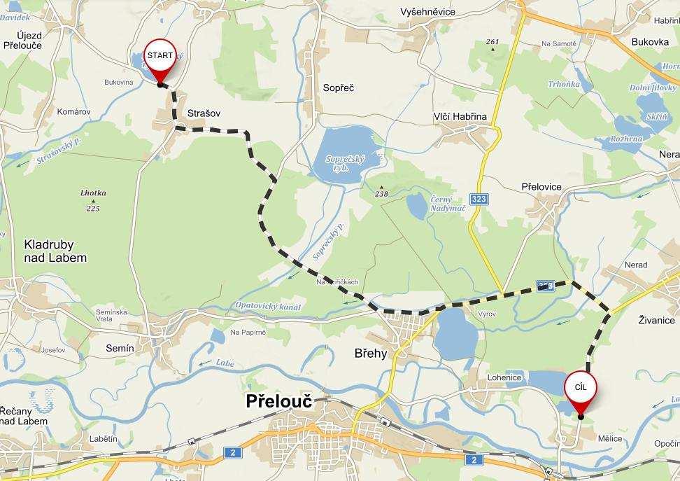 3 Exkurze 13. 5. 2019 Přesun 3: Strašov Mělice (13 km, 20 min.