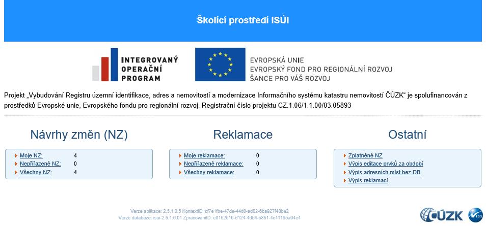 Obr. 8a Nástěnka ISÚI v dosavadním uživatelském prostředí (zobrazení pro roli Zapisovatel) Obr. 8b Nástěnka ISÚI v novém uživatelském prostředí (zobrazení pro roli Zapisovatel) 1.