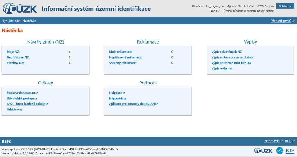 položkami NZ k tlačítku Hromadné operace. Nové umístění je logičtější, neboť funkce vyvolávané tlačítkem Doplnit NZ se podobají funkcím pod tlačítkem Hromadné operace.