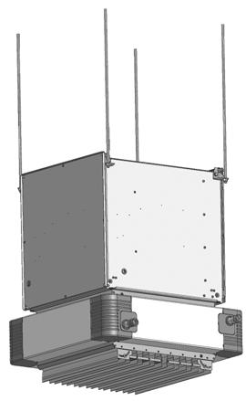 Obr. 4-6: Podstropní instalace s podstropním závěsem (ZH#.5701) Obr. 4-8: Nástěnná instalace se závěsem Modular (ZH#.5500) Obr.