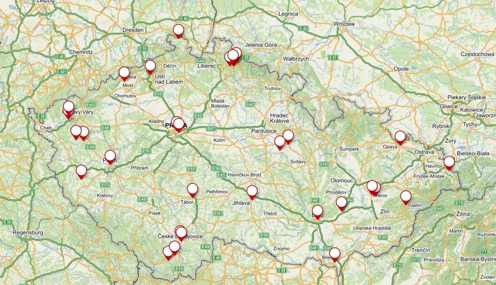 25 Obrázek 3 Analýza sociálně vyloučených lokalit 2015 Obrázek 4 Místa realizace projektů 25