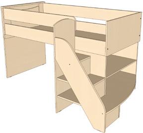 Kč 51 844 Kč 65 802 Kč FERDA 12 L Patrová postel 90x200 cm levá