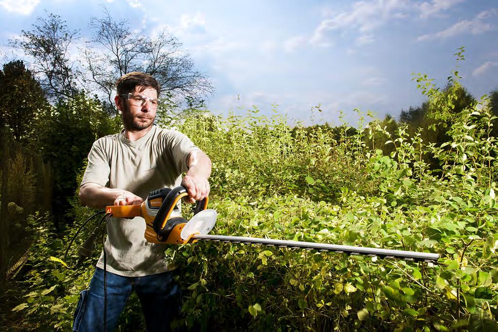 stříhací lišty: Otočná rukojeť: Antivibrační