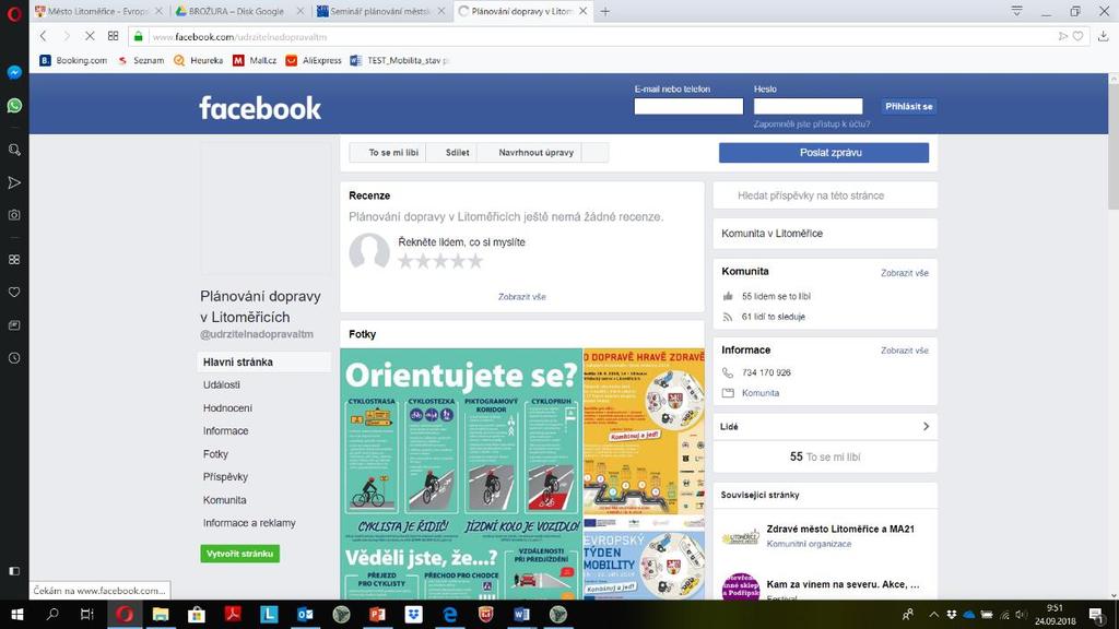 Komunikační strategie aktivity Facebook: https://www.facebook.