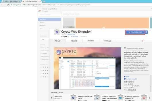 4. Přidat doplněk do Chromu: a.