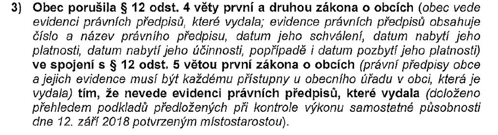 1 zákona o obcích a zasedání zastupitelstva budou konána v rámci dikce zákona. Odpovědná osoba: Lenka Nejedlíková Nové zastupitelstvo obce zvolilo na svém 2.