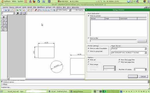 Koncové nastavení vzhledu před tiskem Formát DXF bude možné načíst i v jiných CAD programech Před samotným tiskem výkresu mohu doporučit spuštění náhledu před tiskem.