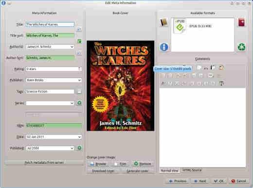 UBUNTU.CZ Jakmile jste přidali své elektronické knihy, možná budete chtít přidat i jejich metadata.