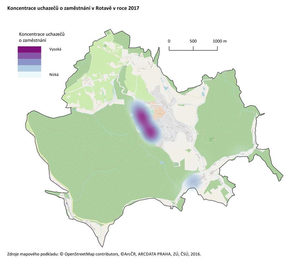 Oblast zaměstnanosti Podíl nezaměstnaných osob v Rotavě byl v prosinci 2018 celkem 4,4%.