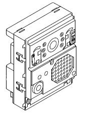 Zvukový modul EL655 audio, systém analogový 4+N EL631/Plus video, systém 4+kroucený pár (UTP,