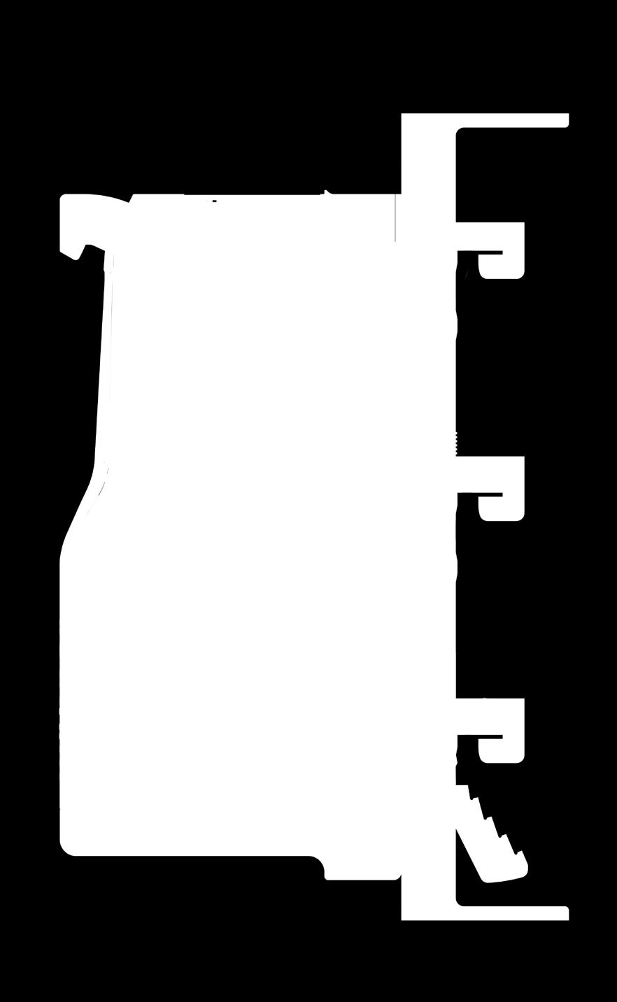 Rukojeť 32 mm podpěrné hrany QUADRON je k