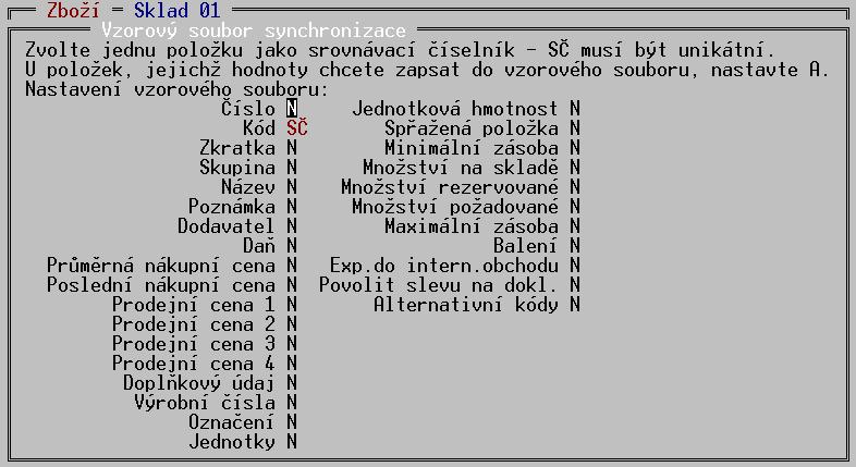 Uživatelská příručka Přenos údajů z prodejny do centra bez omezení bez omezení neexistuje bez omezení neexistuje neexistuje 18.