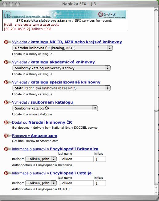 LINKOVÁNÍ NA RELEVANTNÍ PŘIDANÉ SLUŽBY V RÁMCI JEDNOTNÉ INFORMAČNÍ BRÁNY Jiří Pavlík, UK v Praze, Ústav výpočetní techniky Nástroje použité v Jednotná informační bráně (JIB) nabízí několik možností