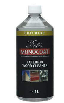 RMC EXTERIOR WOOD CLEANER čistič dřeva RMC Exterior Wood Cleaner se používá na čištění dřevěných teras, plotů, vstupních dveří apod Přípravek odstraňuje zašedlou barvu dřeva, špínu a staré usazeniny