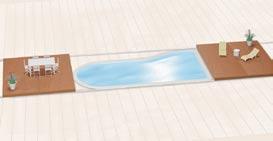Hliníková konstrukce odolává korozi a je vhodná pro umístění v prostředí zvýšené vlhkosti u bazénu, výrobce poskytuje prodlouženou