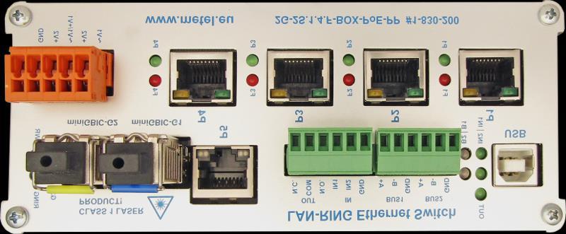 QoS 7 - PZTS, QoS 6 - management zařízení, QoS 5 - MIOS / MODBUS eventy, QoS 4 - IP CCTV, QoS 1 - běžná