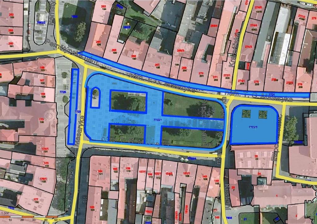 Adresa místa Kapacita Doba e Doba provozu Druh zboží č.: 9 Nám. T. G. Masaryka, parc. č.: 7722/1, 7722/3, 7722/4, 7723, 7724, k.ú. 1500 m 2 7.00 24.