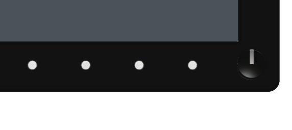 Používání monitoru Zapnutí napájení monitoru Stisknutím tlačítka zapněte monitor. Používání ovládacích tlačítek Pomocí ovládacích tlačítek na dolní straně monitoru upravte zobrazený obraz.