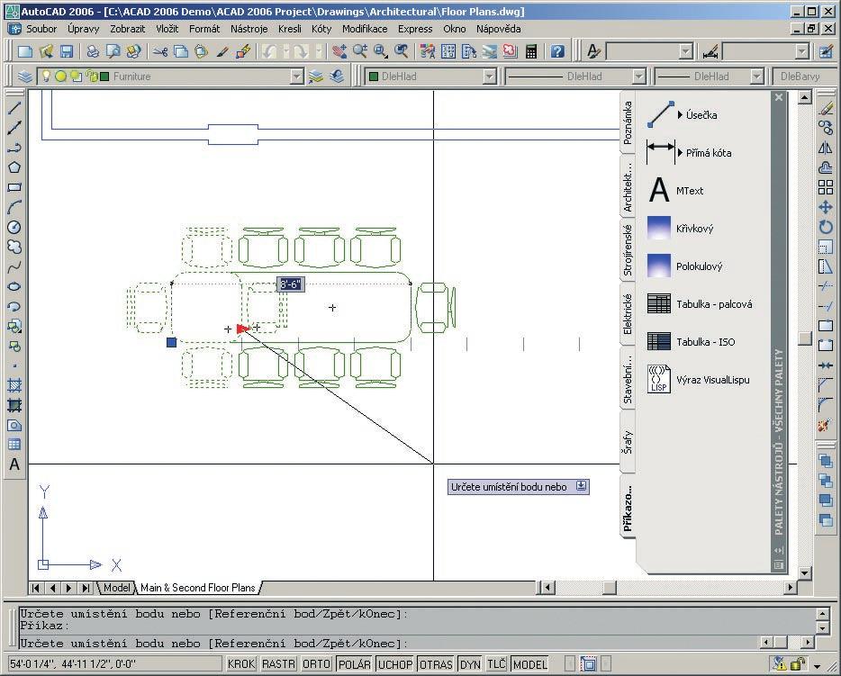 Vyšší produktivita. Kratší časové prodlevy. AutoCAD 2006, celkově již 20.