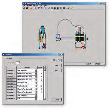 Počítač pro parametrizaci s rozhraním Windows připojíte k řízení pomocí RS232 nebo