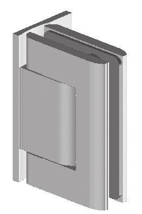 40 MIN801OS Samozavírací hydraulický závěs s bočním kotvením (sklo - zeď) Hydraulic hinge, offset fixing plate (glass to wall) 79,5 7,5 14 108 80 29 5 6.