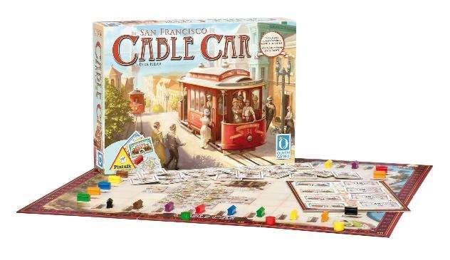 CABLE CAR 2-6 Doba hraní: 45 minut od 8 let staví Hra se odehrává v San Franciscu, 20. století.